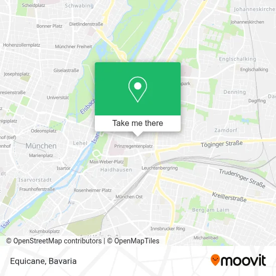 Equicane map