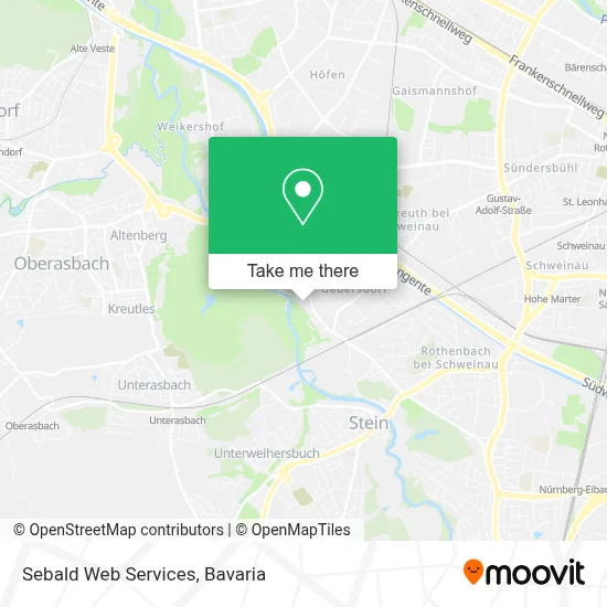 Sebald Web Services map
