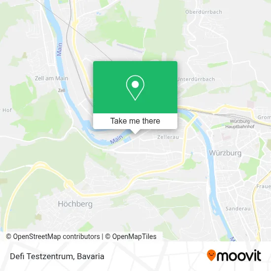 Defi Testzentrum map