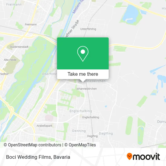 Boci Wedding Films map