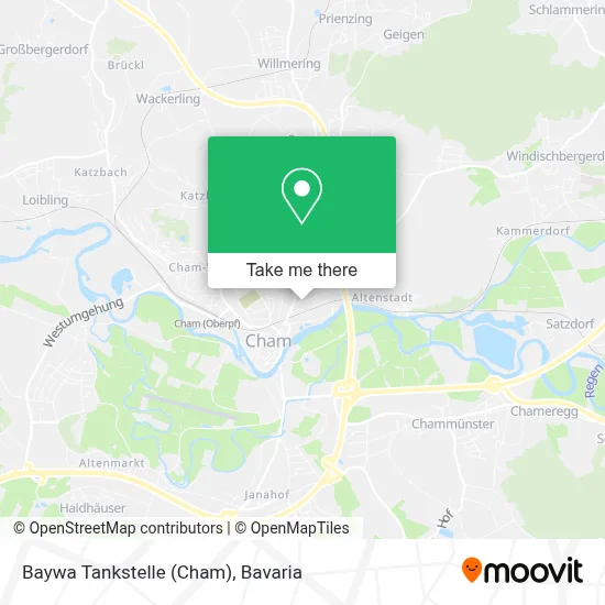 Baywa Tankstelle (Cham) map