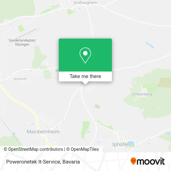 Poweronetek It-Service map