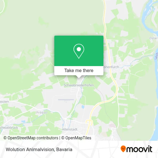 Wolution Animalvision map
