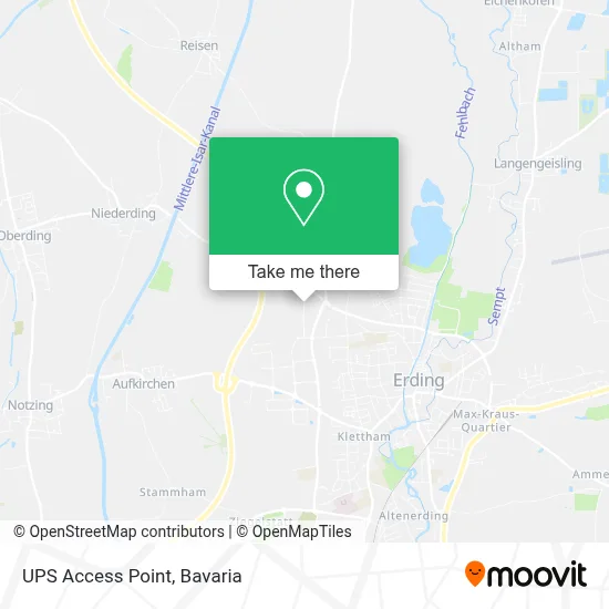 Ups Access Point map