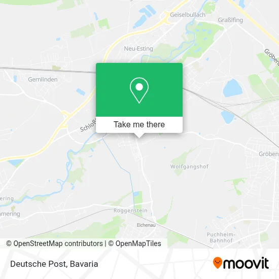 Deutsche Post map
