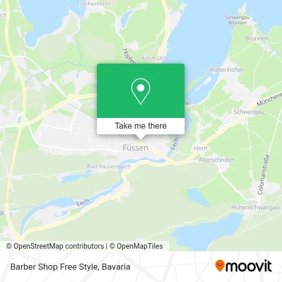 Barber Shop Free Style map