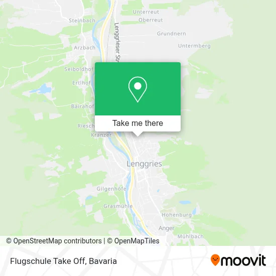 Flugschule Take Off map