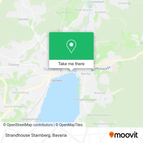Strandhouse Starnberg map
