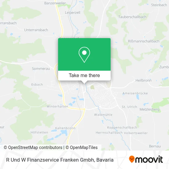 R Und W Finanzservice Franken Gmbh map