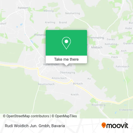 Rudi Woidich Jun. Gmbh map