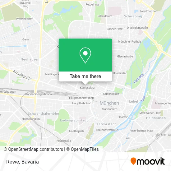 Rewe map