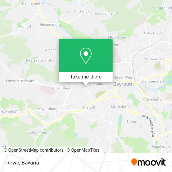 Rewe map