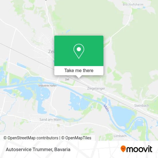 Autoservice Trummer map