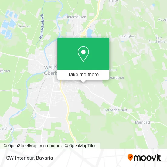 SW Interieur map