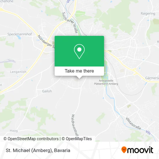 St. Michael (Amberg) map