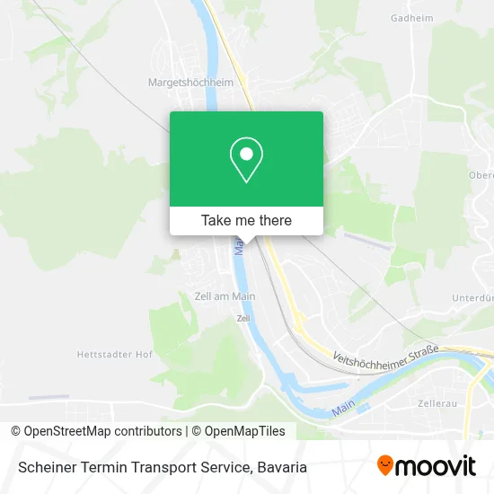 Scheiner Termin Transport Service map