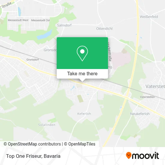 Top One Friseur map