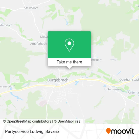 Partyservice Ludwig map