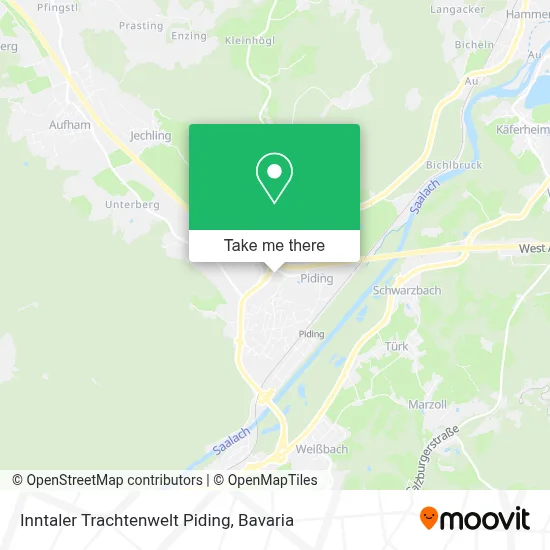 Inntaler Trachtenwelt Piding map
