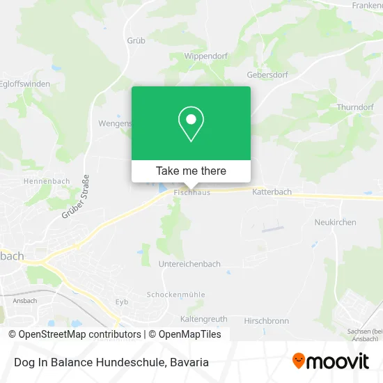 Dog In Balance Hundeschule map