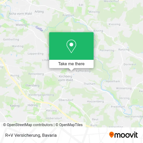 R+V Versicherung map