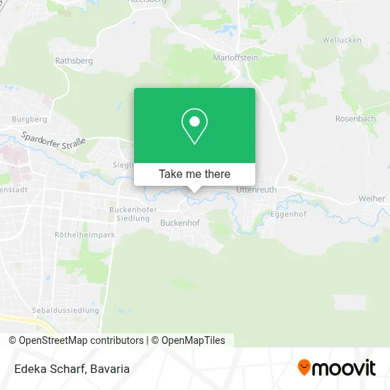 Edeka Scharf map