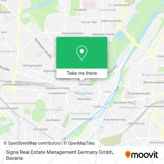 Signa Real Estate Management Germany Gmbh map