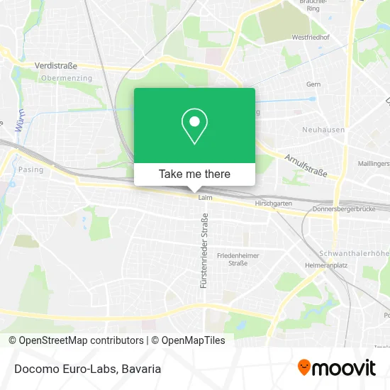 Docomo Euro-Labs map
