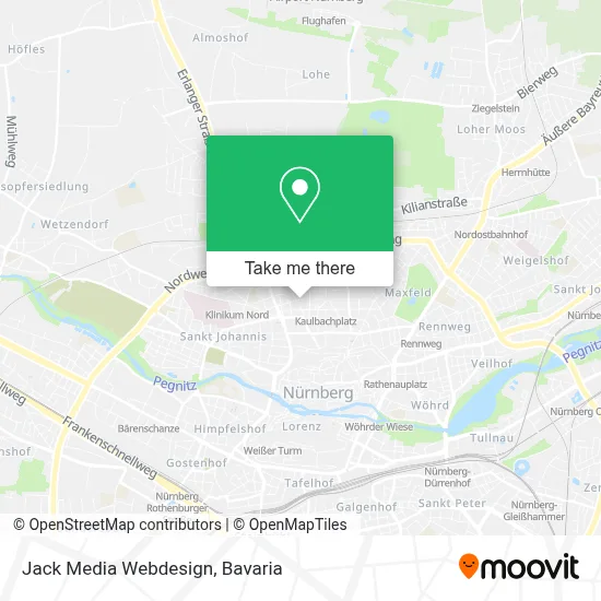 Jack Media Webdesign map