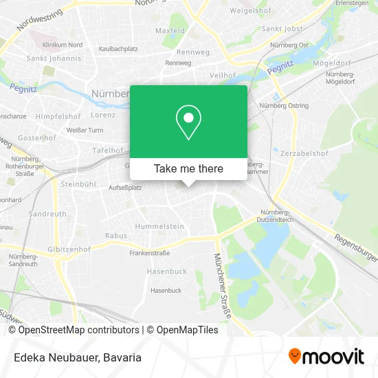 Edeka Neubauer map