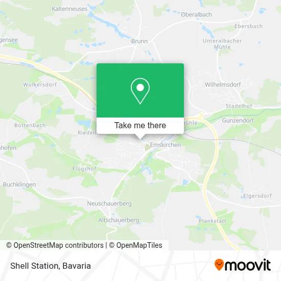 Shell Station map