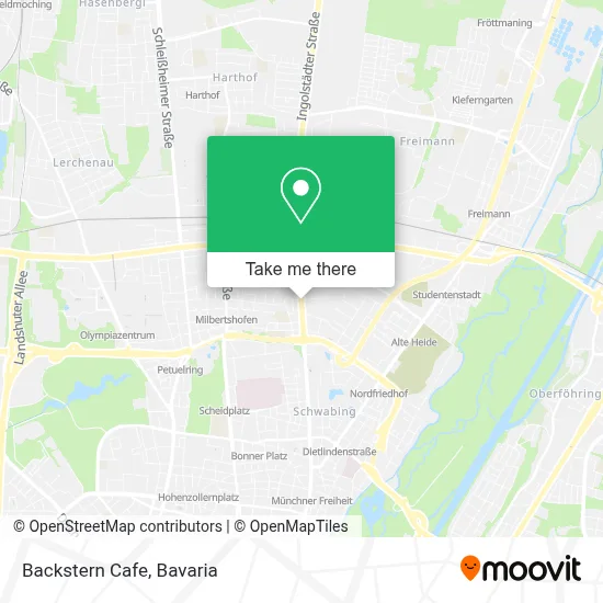 Backstern Cafe map