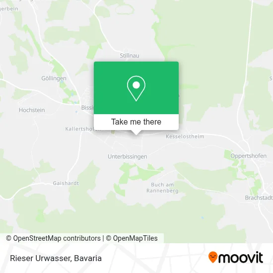Rieser Urwasser map