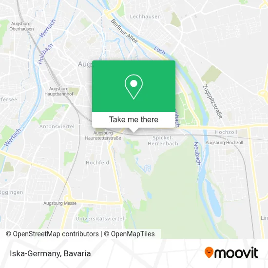 Iska-Germany map