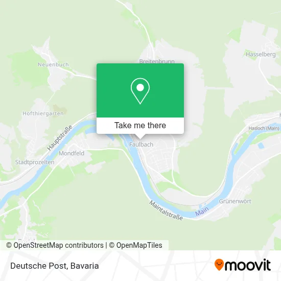 Deutsche Post map