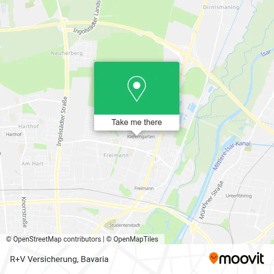 R+V Versicherung map