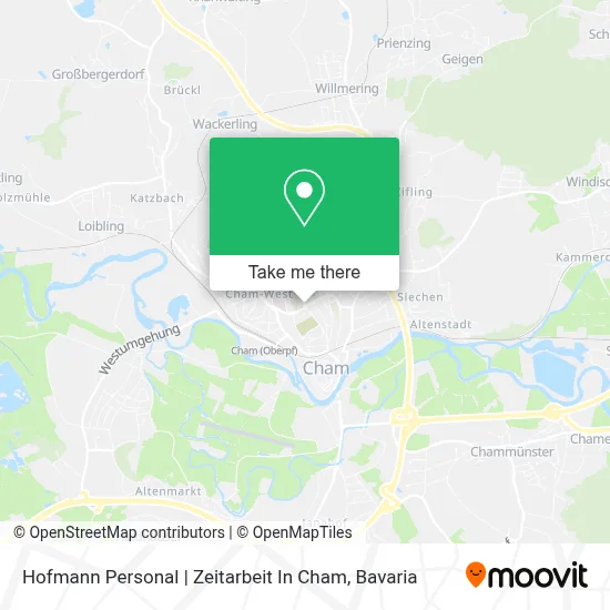 Hofmann Personal | Zeitarbeit In Cham map