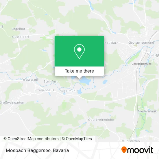 Mosbach Baggersee map