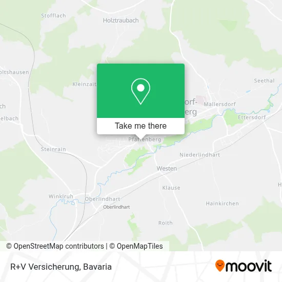 R+V Versicherung map