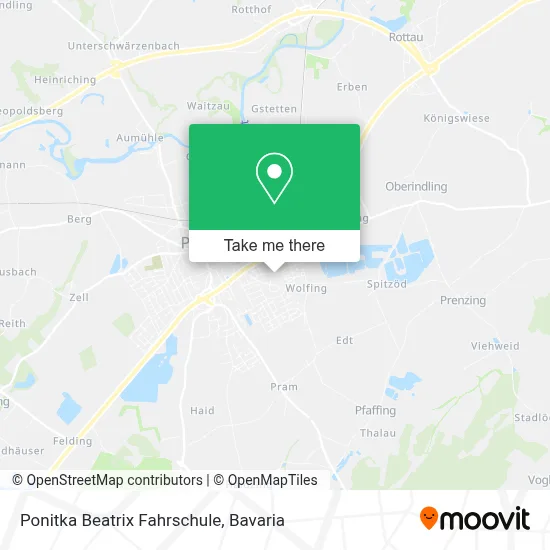 Ponitka Beatrix Fahrschule map