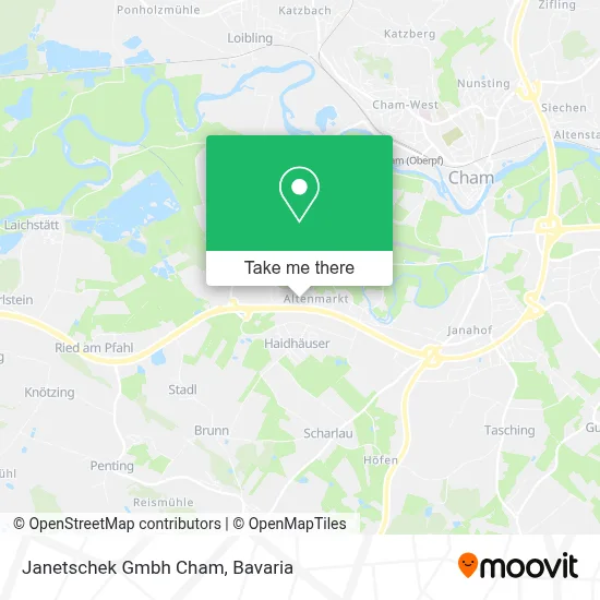 Janetschek Gmbh Cham map