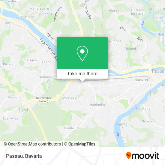 Passau map