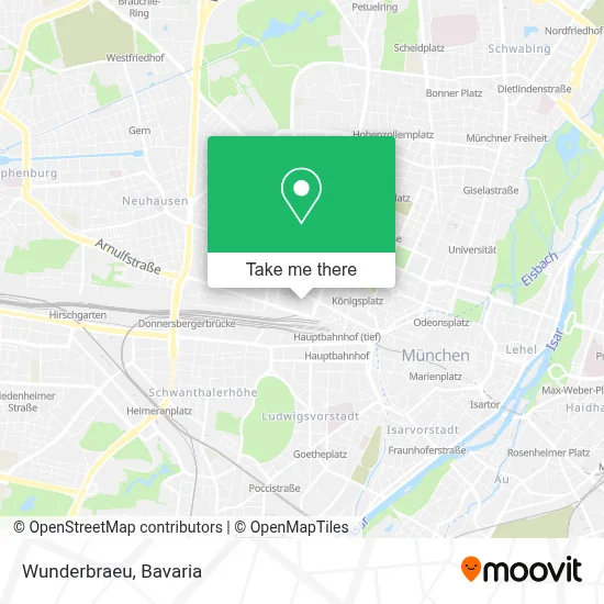 Wunderbraeu map