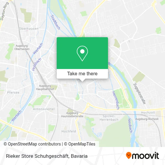 Rieker Store Schuhgeschäft map