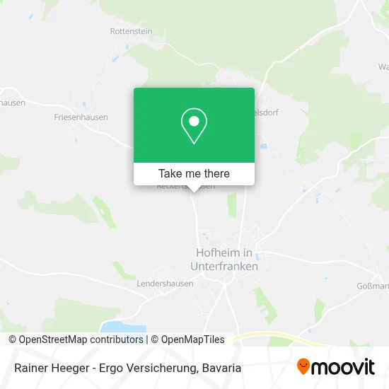 Rainer Heeger - Ergo Versicherung map
