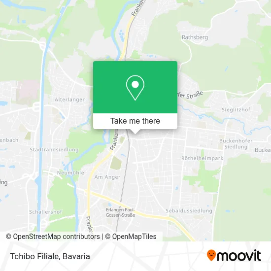 Tchibo Filiale map