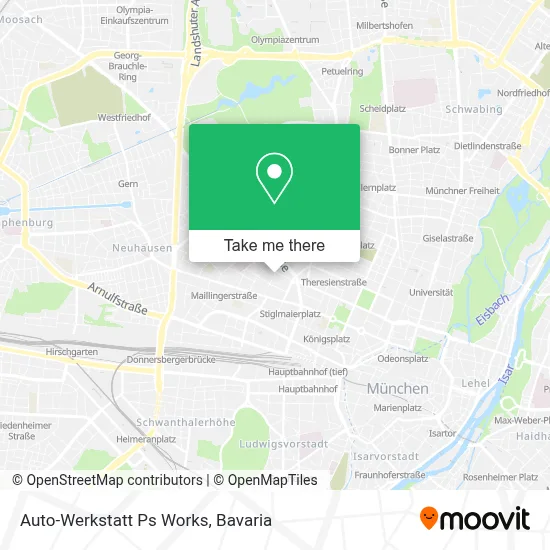 Auto-Werkstatt Ps Works map