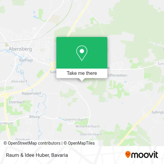 Raum & Idee Huber map