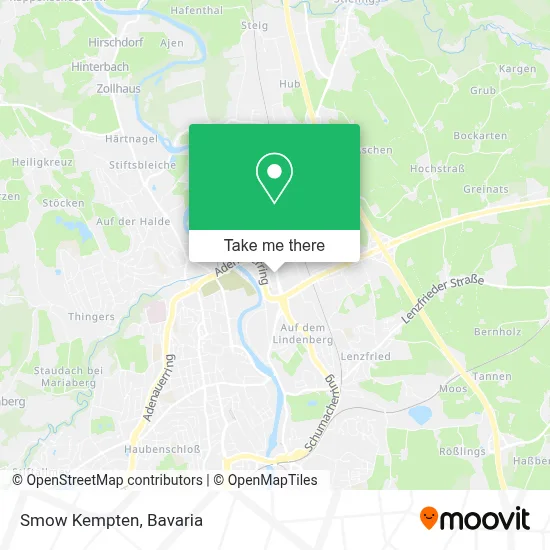 Smow Kempten map