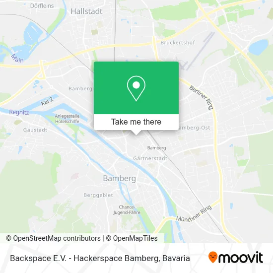 Backspace E.V. - Hackerspace Bamberg map